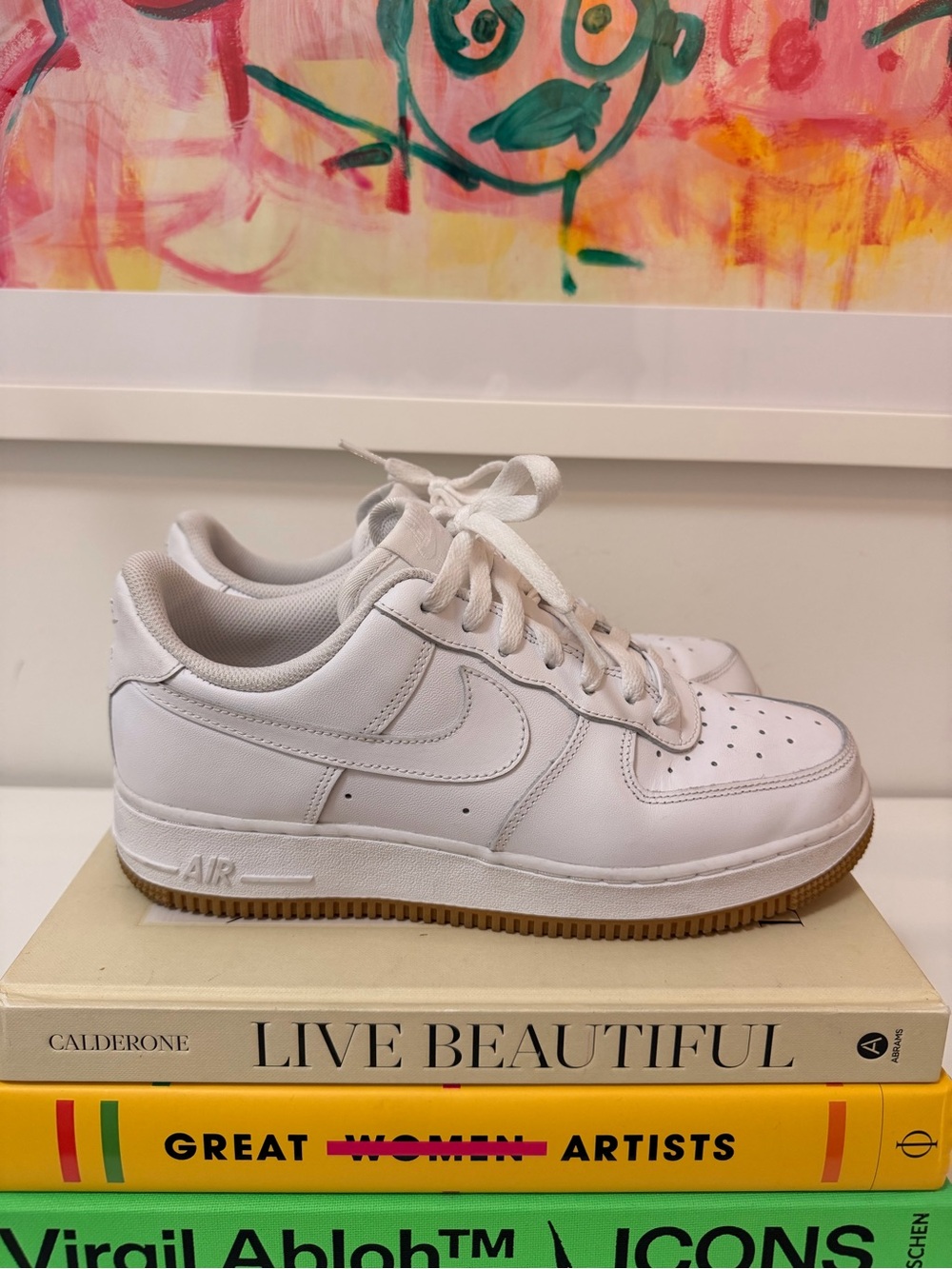 Nike Air Force 1’s with Gum Sole